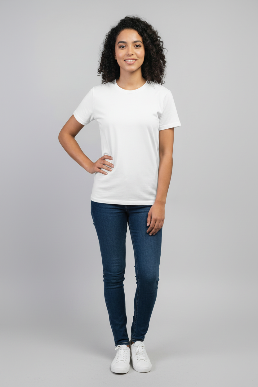 Classic Cotton Round Neck T-Shirt