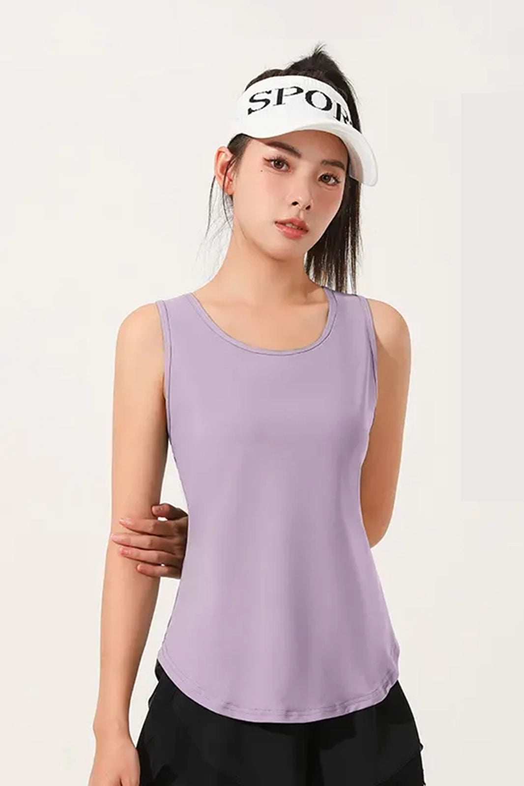 T-shirt de Sport Respirant pour Femme Violet