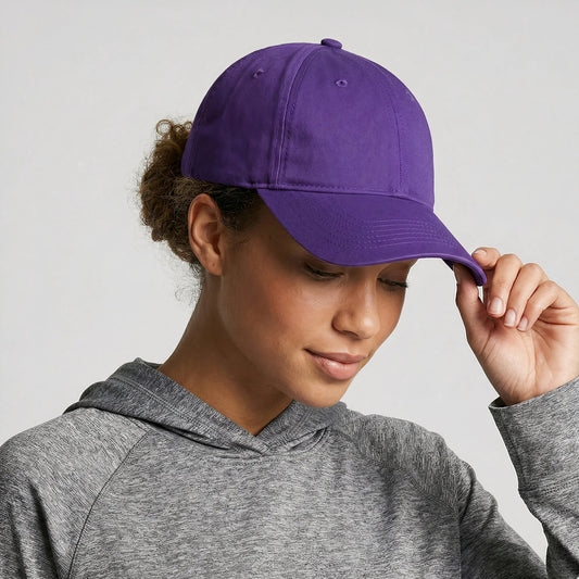 Purple Low Profile Baseball Cap