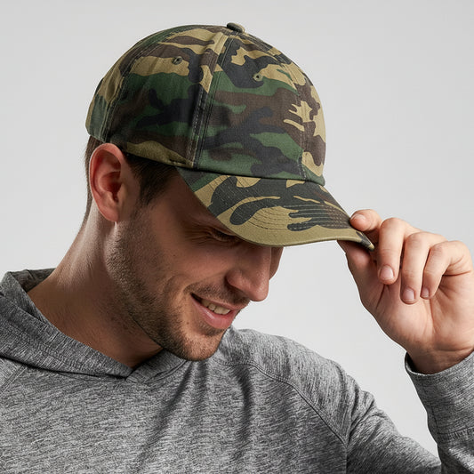 Camouflage Low Profile Baseball Cap