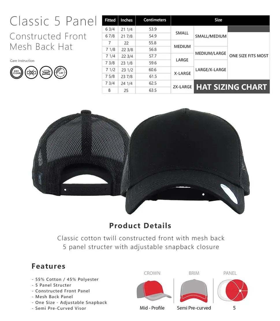 CLASSIC 5 PANEL MESH BACK
