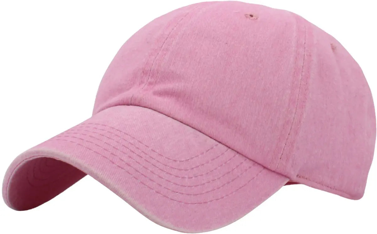 PIGMENT WASHED COTTON BASEBALL CAP`
