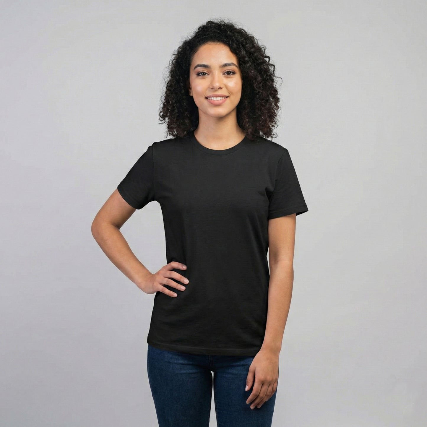 Black Classic Cotton T-Shirt
