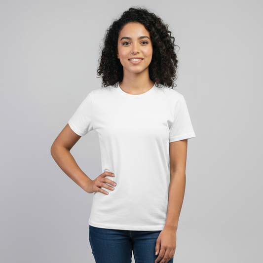 تي شيرت قطني كلاسيكي أسود