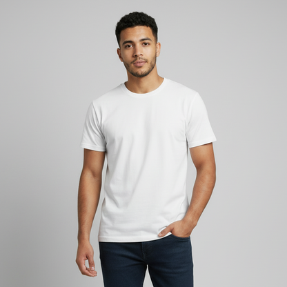 Classic Cotton Round Neck T-Shirt