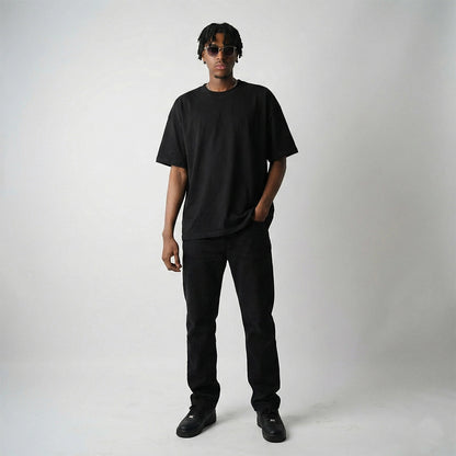 Black Oversized Cotton T-Shirt