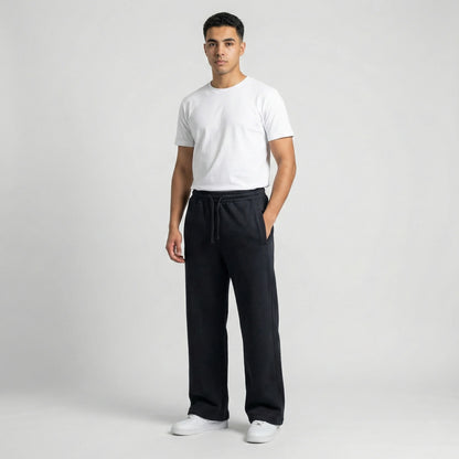 Black Hoodie and Oversized Pants Bundle