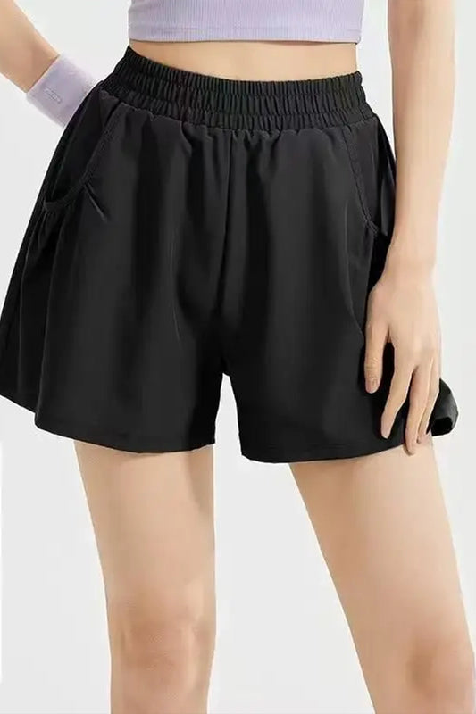 Short de sport pour femme avec poche