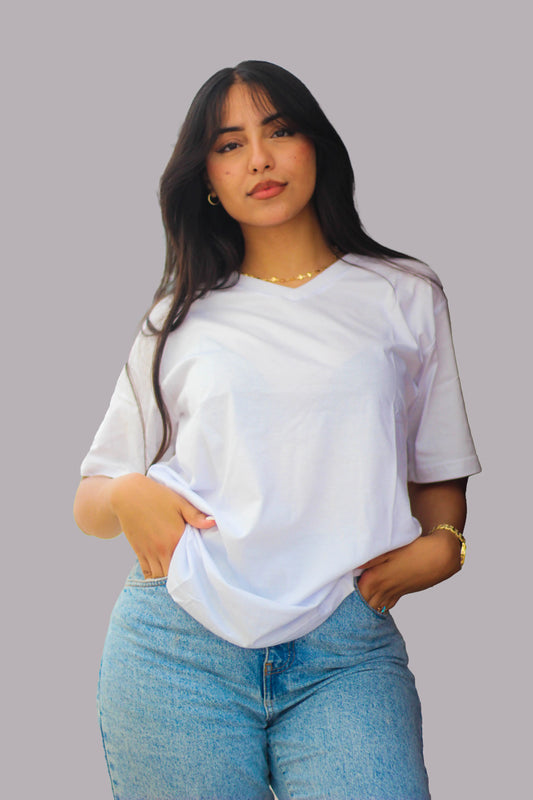 Women v-neck t-shirt