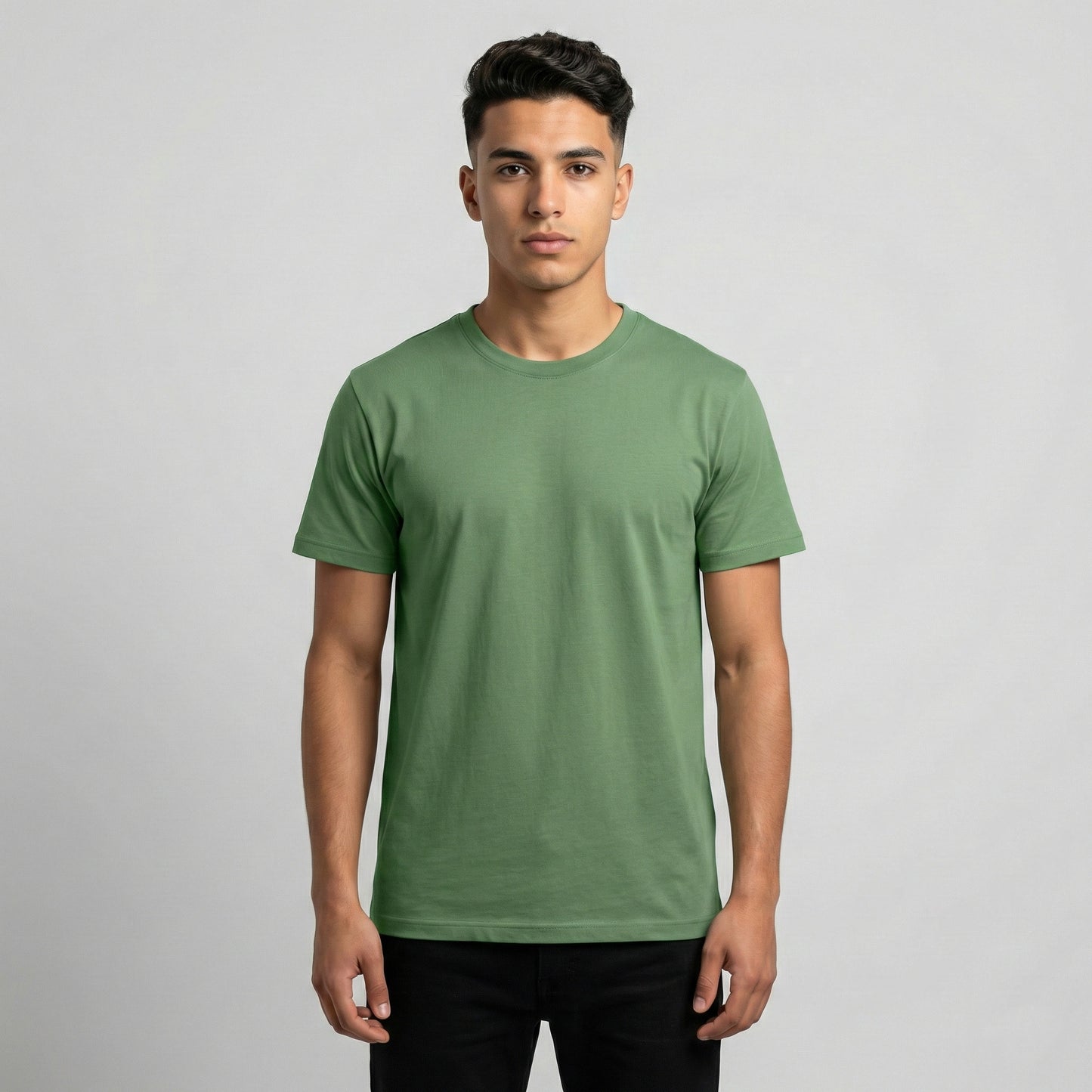 Olive Classic Cotton T-shirt