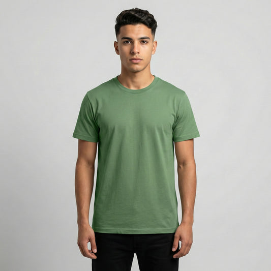 Olive Classic Cotton T-shirt