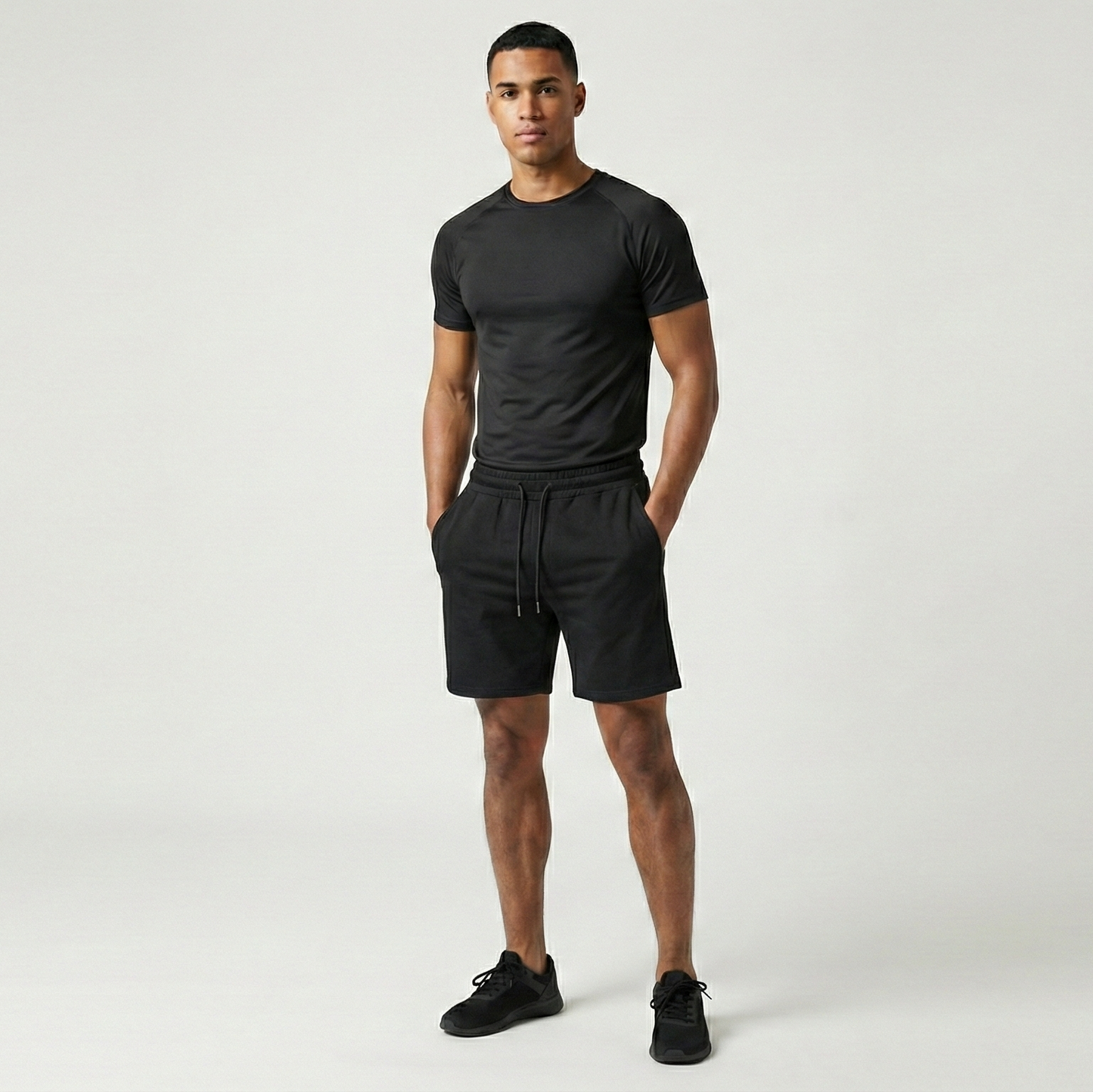 Gym Hoodie and Shorts