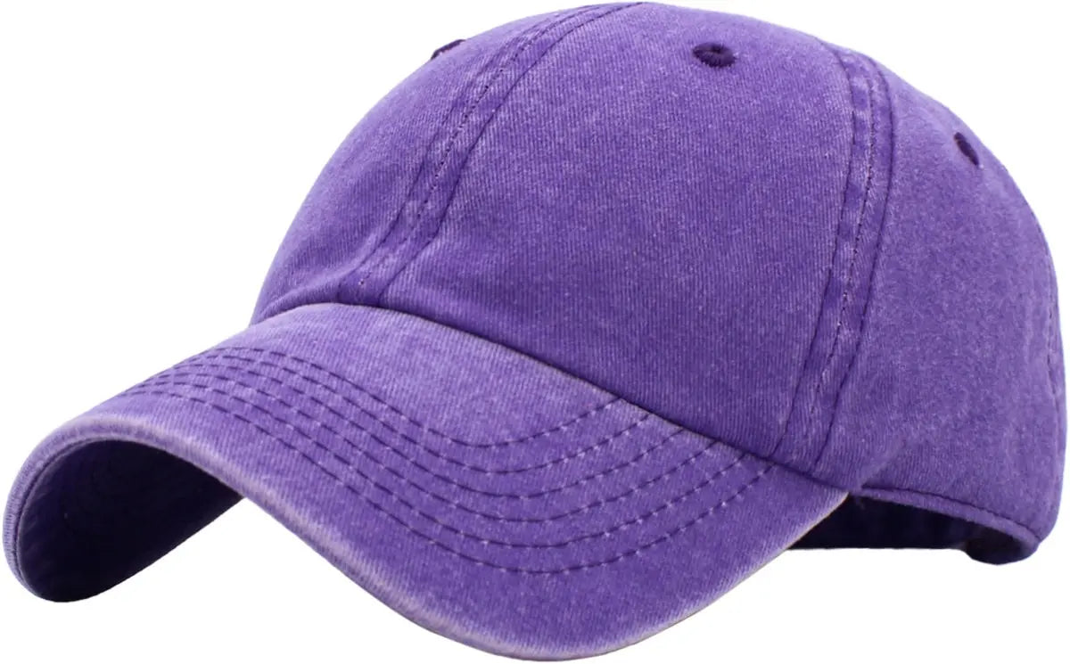 PIGMENT WASHED COTTON BASEBALL CAP`