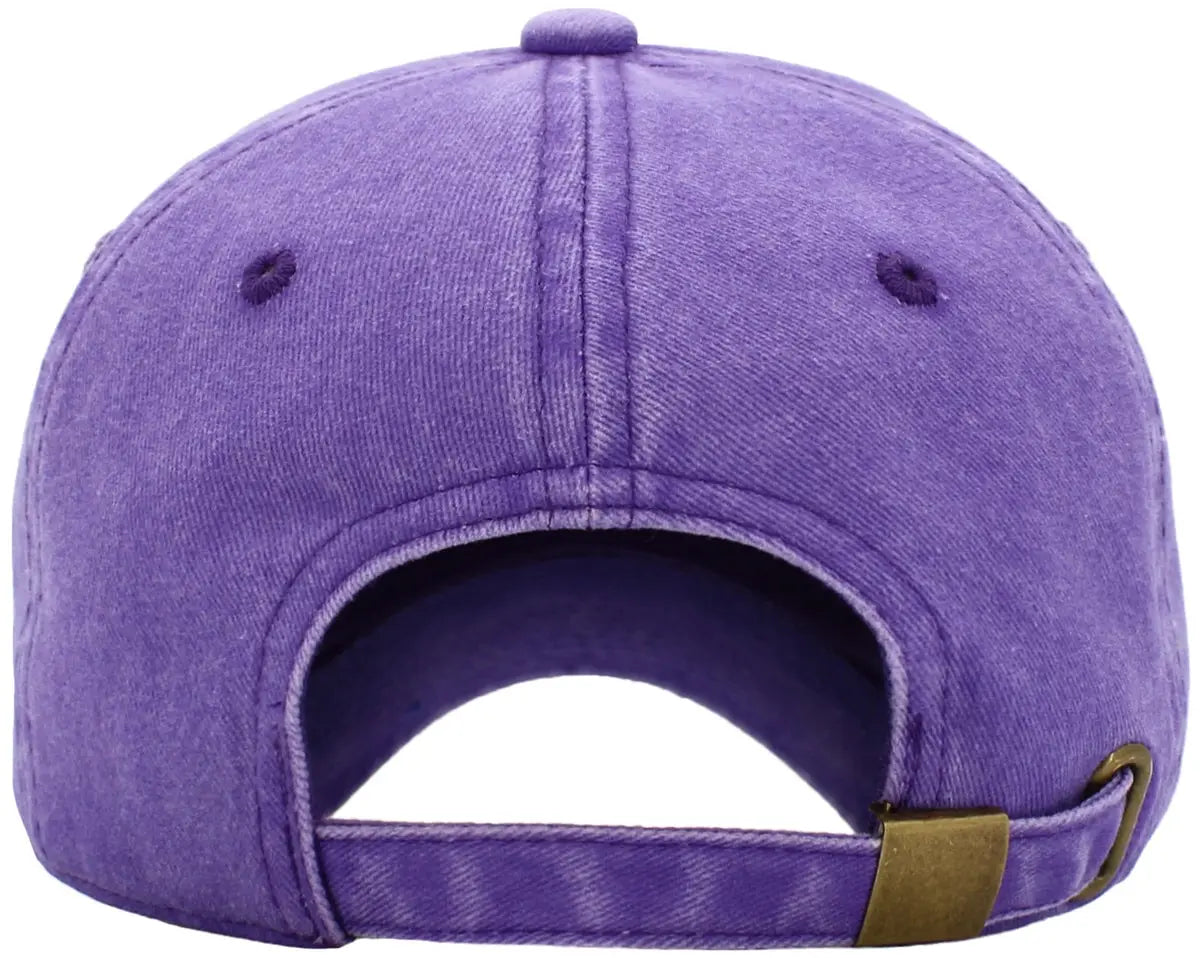 PIGMENT WASHED COTTON BASEBALL CAP`