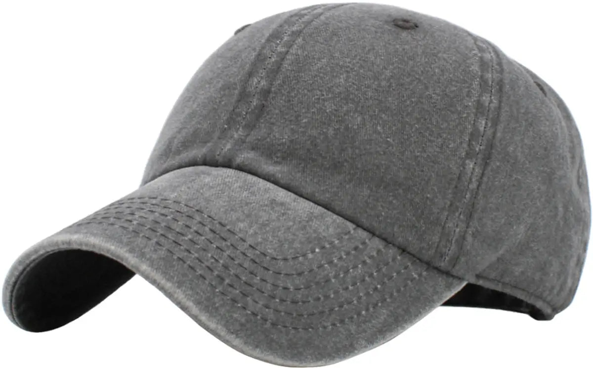 PIGMENT WASHED COTTON BASEBALL CAP`