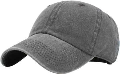 Casquette performante délavée anthracite clair