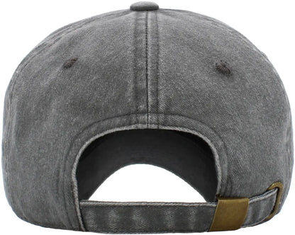 Casquette performante délavée anthracite clair