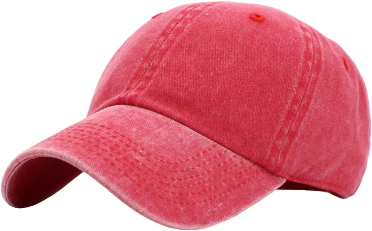 PIGMENT WASHED COTTON BASEBALL CAP`