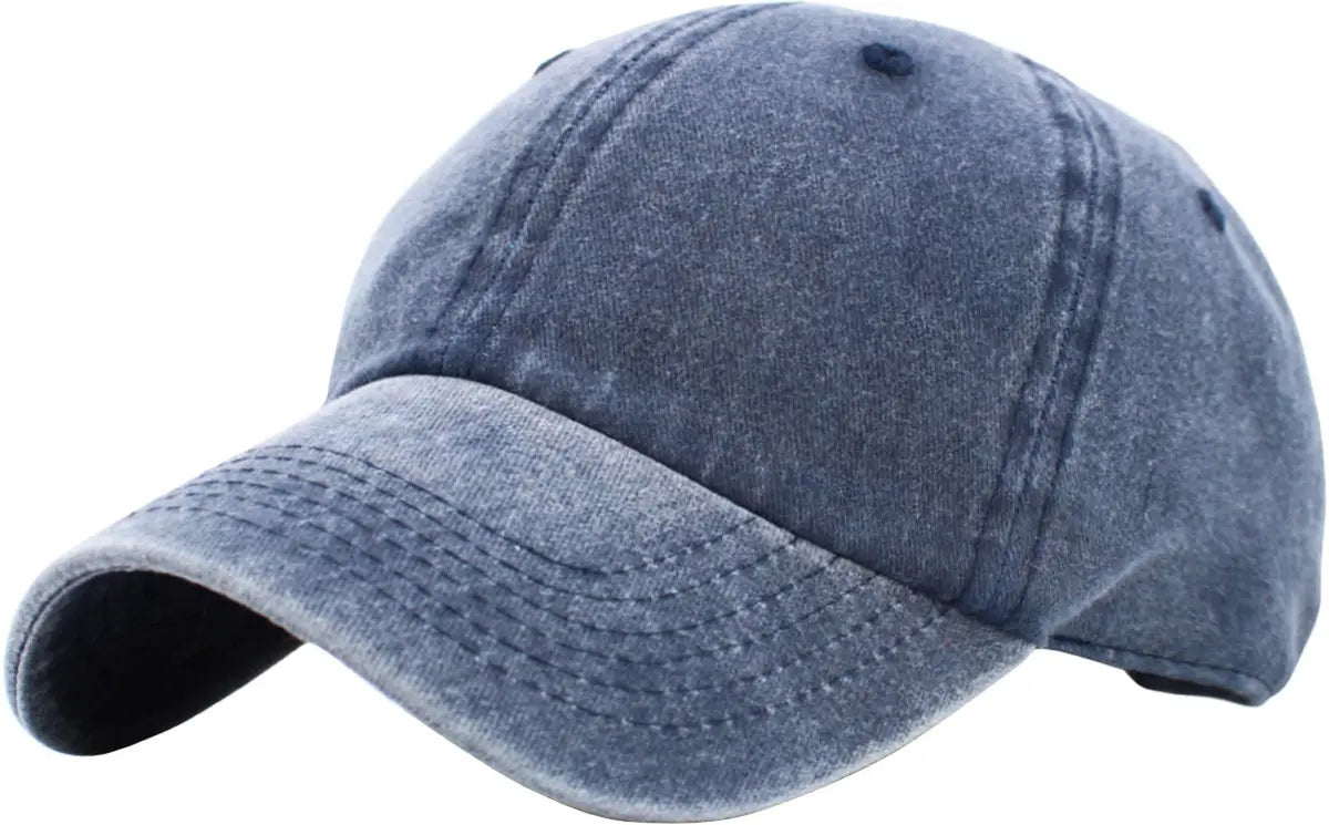 PIGMENT WASHED COTTON BASEBALL CAP`