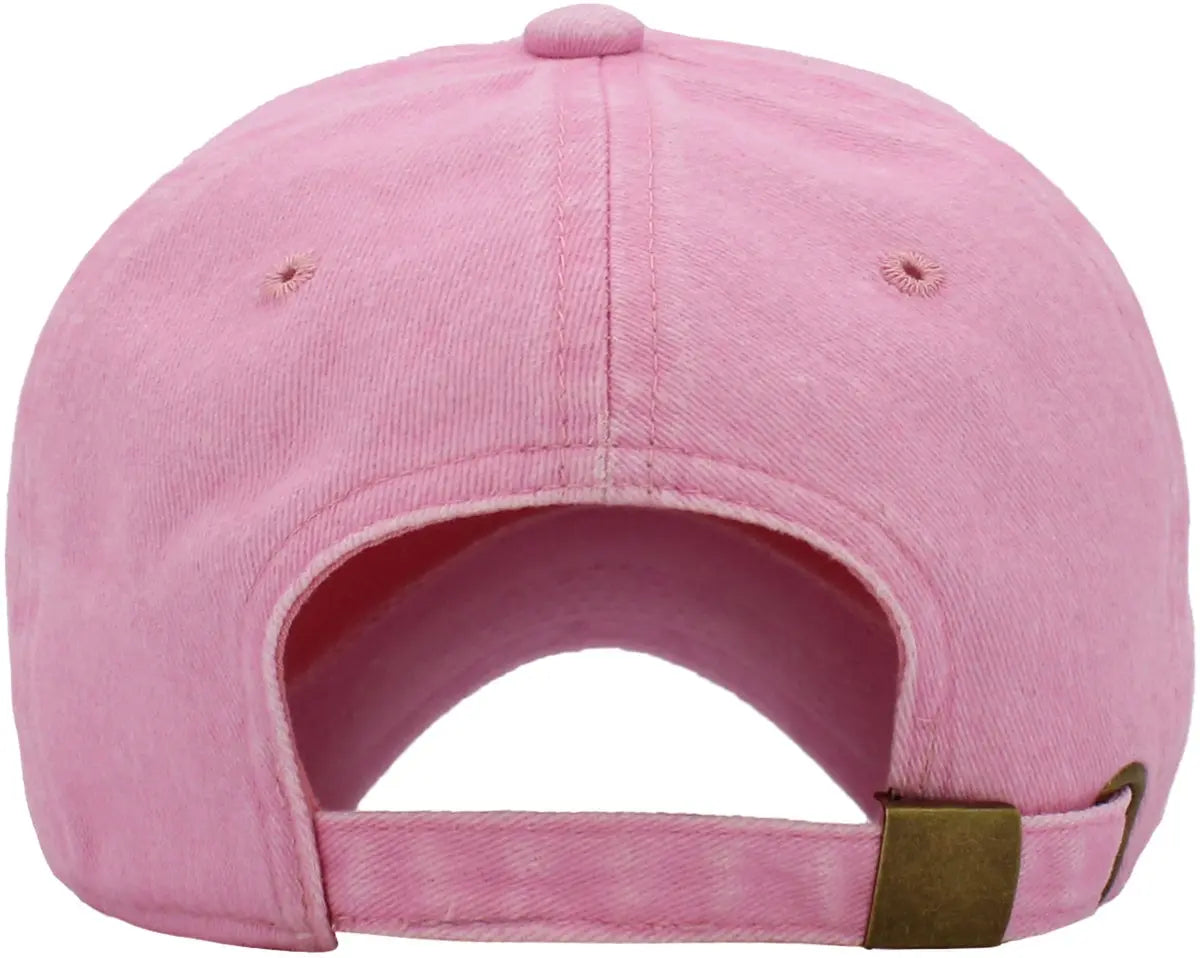 PIGMENT WASHED COTTON BASEBALL CAP`