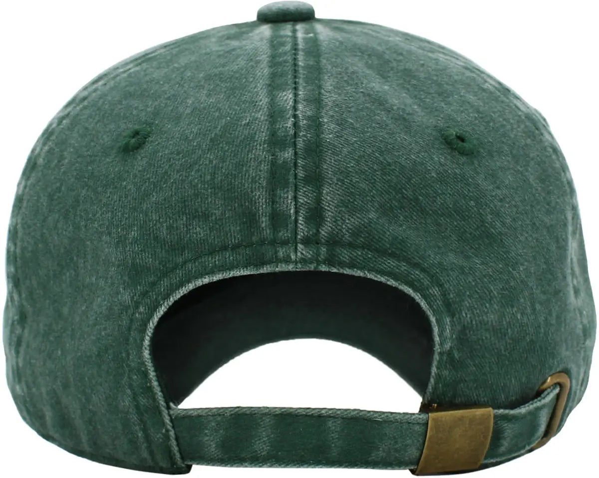 PIGMENT WASHED COTTON BASEBALL CAP`
