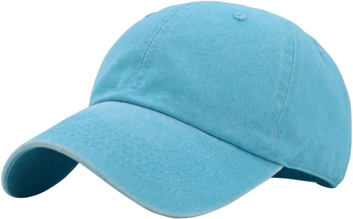 PIGMENT WASHED COTTON BASEBALL CAP`
