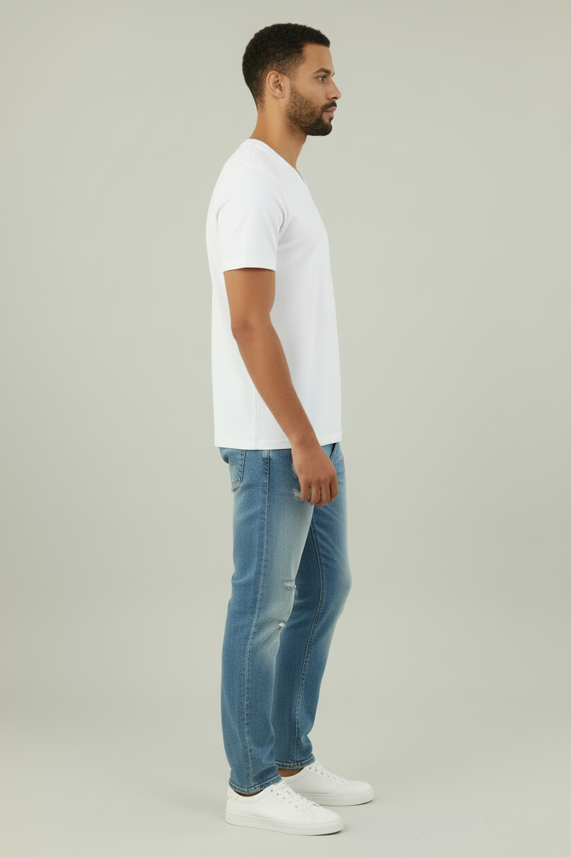 Men Classic V-Neck T-Shirt