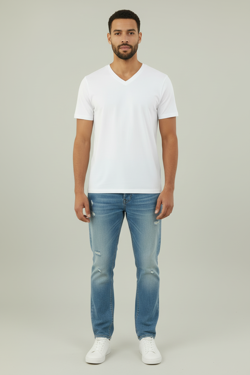Men Classic V-Neck T-Shirt